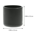 thumbnail image 2 of HAKIDZEL 50Pcs Round Furniture Leg Cover Pvc Black For Chair Legs Floor Protector 0.98X0.98In, 2 of 8