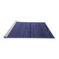 thumbnail image 2 of Ahgly Company Machine Washable Indoor Rectangle Abstract Blue Modern Area Rugs, 7' x 10', 2 of 4