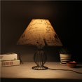 thumbnail image 3 of letairis Linen Lampshade E27 Chandelier Decorative Cover Table Navy Style Cloth, 3 of 6