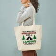 thumbnail image 3 of CafePress - Wine Drinker Camping Tote Bag - Unisex Canvas Tote Bag, Beige, 1-Piece, 3 of 7