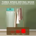 thumbnail image 4 of Gumesh Portable Collapsible Clothes Dryer - Fast-Drying Heater w/ Adjustable Timer & Mesh Rack for Dorm, Apartment, Travel | Foldable Space-Saver, 4 of 6