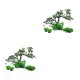 thumbnail image 4 of Greeniant Árbol de acuario de apariencia realista, decoración de pecera ecológica y estable, adornos de árbol de simulación, suministros, Rama de árbol 2piezas, 4 of 6