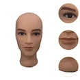 thumbnail image 6 of FITYLE Male Bald Mannequin Head Manikin s Head Stand s Displaying Making Styling Holder Display Model for Shopping Mall 02, 6 of 10