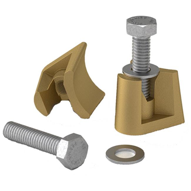 Perma-Cast PC4008B 4 in Deck Bronze Anchor Channel 