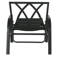 Mainstays Belden Park Cushion Steel Outdoor Chaise Lounge Orange