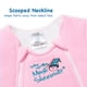 thumbnail image 4 of Pijama Merlin's Magic de microforro polar para bebé, 6 a 9 meses, color rosa, 4 of 6