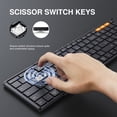 thumbnail image 3 of Teclado Bluetooth ProtoArc XK01 plegable con teclado numérico, 3 of 8
