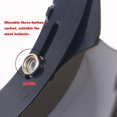 thumbnail image 2 of Motorcycle Universal Windproof 3-Snap Motorcycle Helmet Visor Front Flip Up Visor Wind  Lens For Motorcycle Helmet Sunglasses, 2 of 7
