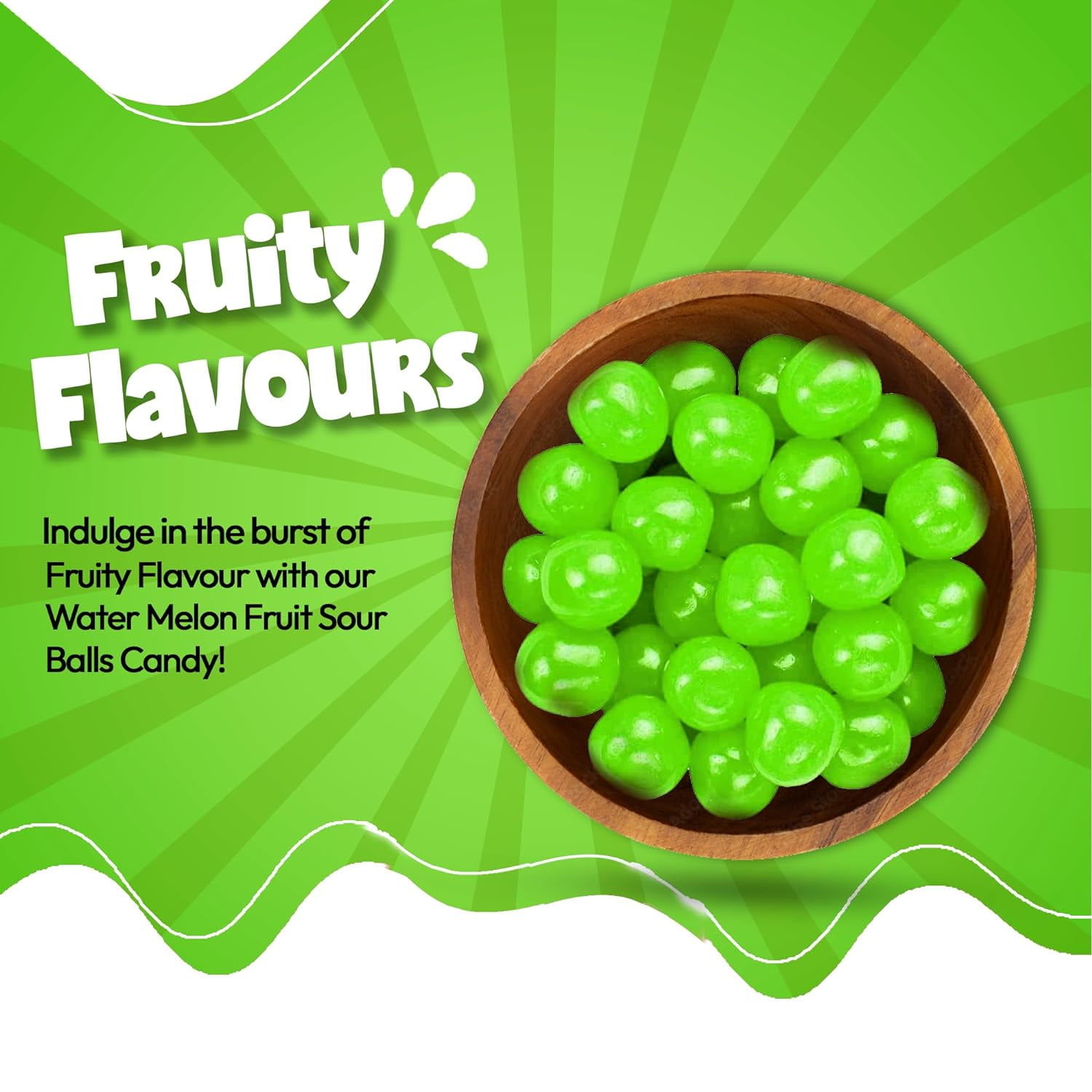 NY Spice Shop Watermelon Sour Balls- 5 Pound - Healthy Snacks - Bulk Candy Balls - Assorted Candy Sour Balls