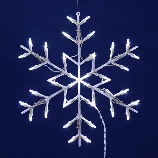 35 Lightt LED Snowflake Window Decor 1616 in.