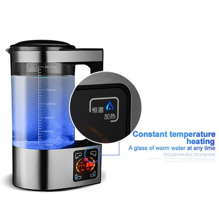 

Mnycxen Alkaline Lonizer Hydrogen Water Maker Generator Pitcher Kettle Jug 2000ML