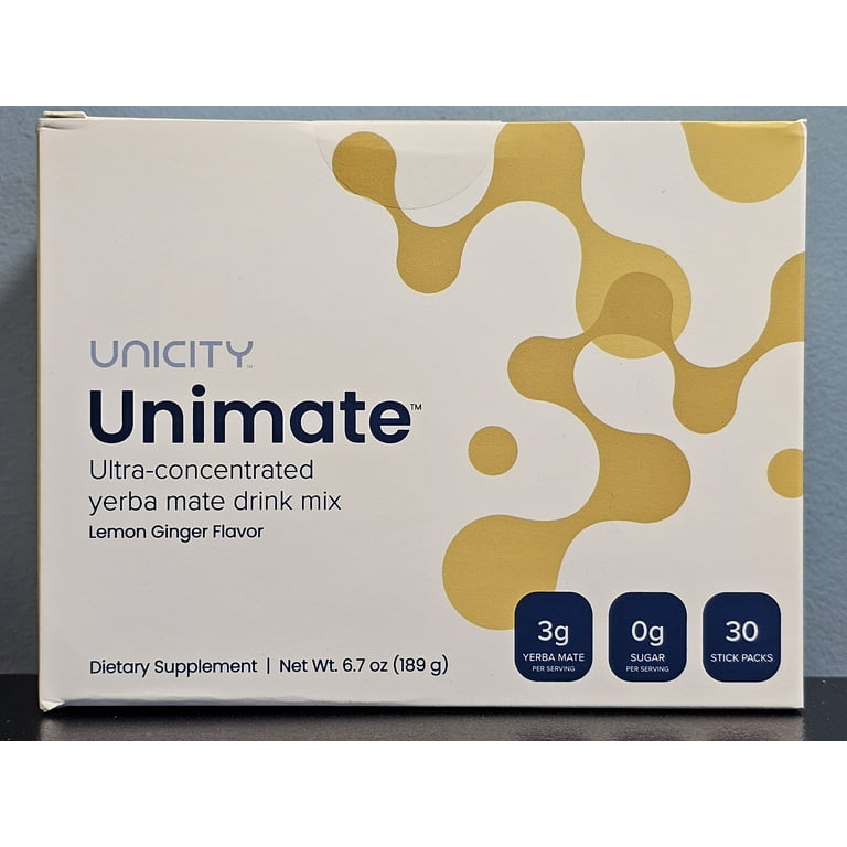 Unicity Trio: Orange Balance, Lemon Ginger Unimate, Lemon Unimate