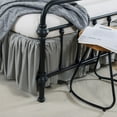 thumbnail image 3 of Luxury Bed Skirt 14" Drop Super Solid Microfiber Pleated Premium Wrinkle Free, 3 of 13