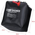 thumbnail image 3 of Sac Chauffant 40L PVC Randonnée Portable Solaire Camping Douche Extérieure Camping Eau Camping & Randonnée, 3 of 8