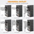 thumbnail image 3 of Adaptador de viaje TESSAN Universal GaN 65W con 4 puertos USB 5 en 1, 3 of 7