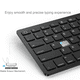 thumbnail image 5 of Teclado inalámbrico delgado, mini teclado inalámbrico de 78 teclas de 2,4 GHz con receptor USB para Windows 10/8/7 / Vista / XP y Android Xemadio 2033442-1, 5 of 9