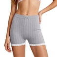 thumbnail image 2 of Hilenly Pajamas Shorts for Women Lace Sleep Lounge Shorts Cute Pj Bottoms Boyshort, 2 of 8