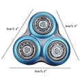thumbnail image 2 of S7000 Blade Shaver Heads 2 Pack compatible SH70 SH70 or 52 S7010 S7310 S7370 S7350 S7780 S7510 S772 Razor compatible_Perfect Gift, 2 of 5