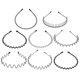 thumbnail image 1 of 8 Pcs/1 Male Headbands Slicked Back Hair Band Spiral Headband Ladies Wave Headband Men, 1 of 2