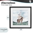 thumbnail image 4 of Stupell Industries Rustic Lodge Muted Blue Sky Farm Black Framed Print Under Glass, 13 x 13, by Kim Allen, 4 of 8