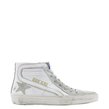 

White Slide High-top Sneakers