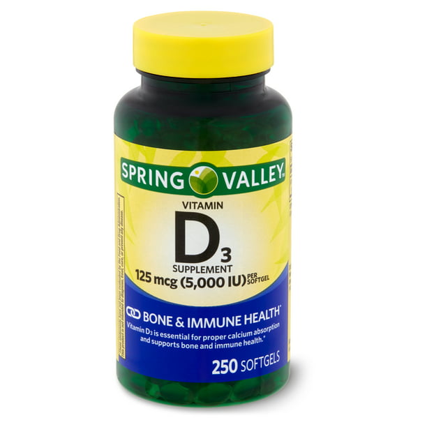 walmart.com | Vitamin D3 Softgels
