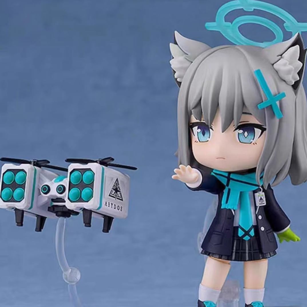 New Sunaookami Shiroko (2265 Q Ver) Character Anime Model Statue Action Figures Desktop Ornament Popular Decorations Fan Souvenirs Creative Gift Collectable