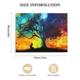 thumbnail image 2 of Nawypu Sun Moon Tree Love Abstract Landscape Painting Canvas Wall Art Posters Picture Home Living Room Bedroom Decor Print, 2 of 5