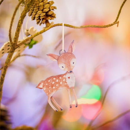 

Home Decor Forest Critter Theme Pendant Acrylic Decorative With Lanyard Room Decor Wall Bedroom Bathroom Kitchen Living Room