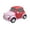 Pink, variant on Yellow Cute Fruit Remote Control Car With Four-Way Direction Control, Leaf-Shaped Remote, Drop-Resistant Plastic And Led Headlights For Indoor And Outdoor Play 7.08X4.80X3.34In 0.81Lb