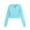 Sky Blue, variant on Zip Up Hoodies for Women Cropped Long Sleeve Sweatshirts Jackets Trendy Y2k Crop Tops Fall Fashion Clothes Hot Pink, M