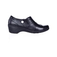 thumbnail image 3 of Clarks Channing Ann Slip-On Loafers, Black Leather, 3 of 6