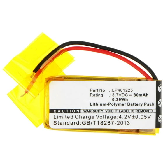 Batteries N Accessories BNA-WB-P1429 Wireless Headset Battery - Li-Pol, 3.7V, 80 mAh, Ultra High Capacity Battery - Replacement for Sony LP401225 Battery