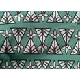 thumbnail image 4 of oneOone Cotton Poplin Fabric Floral & Triangle Block Print Fabric By Yard 42 Inch Wide, 4 of 4