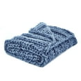 thumbnail image 4 of Cozy Tyme Francine Channel Knit Throw - 40"x 60" Light Blue, 4 of 11