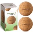 thumbnail image 1 of COENGWO Cork Ball Lacrosse Ball, Deep Tissue Muscle Tension Therapy Ball for Trigger Point Therapy, Muscle Soreness, Yoga Therapy, 2.4 Inch, 1 of 7