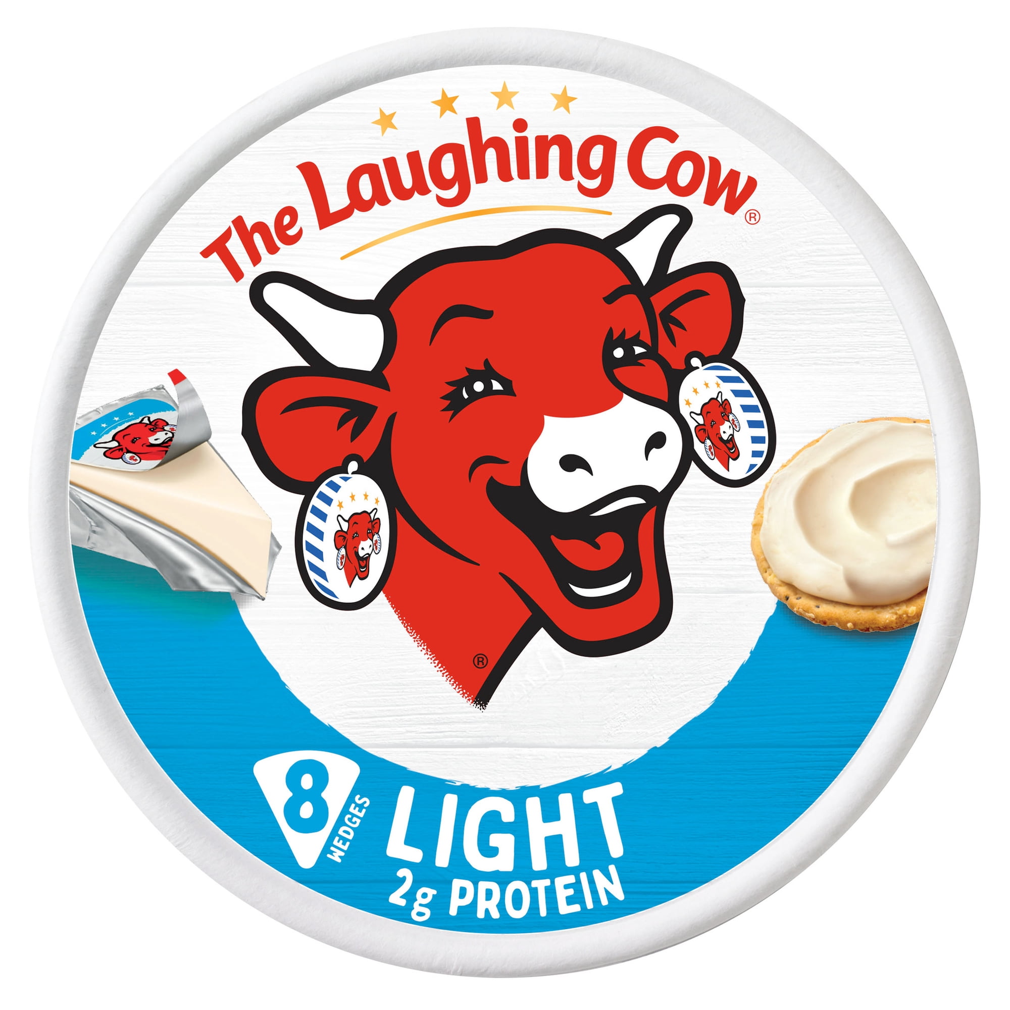 The Laughing Cow® Creamy Light Spreadable Cheese Wedges, 5.4 oz
