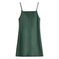 thumbnail image 6 of Pounoo Womens V Neck Sleeveless Dresses Loose Fit Curved Hem Lightweight Fabric Casual Dresses Beach Sundresses Gift, 6 of 7