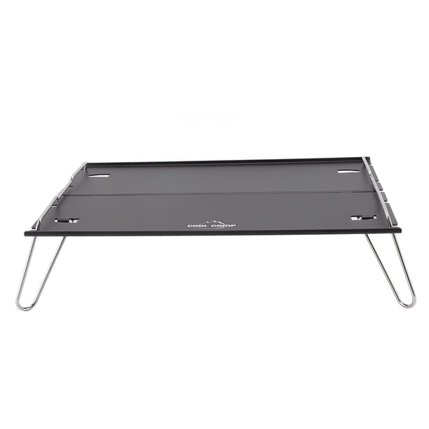 Mesa de camping de aleación de aluminio, mesa plegable para exteriores, mesa de picnic de acero inoxidable de aluminio, mesa plegable para exteriores, artesanía superior