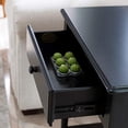 thumbnail image 3 of Leick Coastal Notions Table de Nuit avec Port USB, Noir, 3 of 5