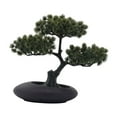 thumbnail image 2 of Artificial Bonsai Tree Fake Desk Plant Indoor Simulation PP Material for Home Guest Greeting Windowsill, 2 of 9