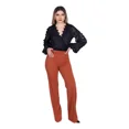 thumbnail image 4 of Pantalon Vestir Moda Elegante Tiro Alto Casual Pierna Recta, 4 of 6