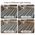 thumbnail image 7 of ODIKA 6'x9' Washable Area Rug Easy Care, Non-Shedding, Entryway Geometric Tone Border Detail Rectangular Bathroom Front for Queen Size Bedroom Under Bed Master Suite, 7 of 7
