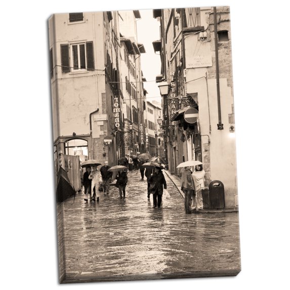 Gango Home Decor Streets of Florence IV by Rita Crane (Ready to Hang); One 24x36in Hand-Stretched Canvas