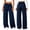 BU1, variant on Sweatpants Women Solid Color Elastic Waist Wide Straight Leg Lightweight Casual Pants Fall Trousers with Pockets