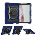 thumbnail image 5 of XYX 3in1 Rotating Stand Case for Microsoft Surface Go 3 2021/Surface Go 2 2020 10.5 inch with Hand/Shoulder Strap, Shockproof Rugged, Navy Blue, 5 of 7
