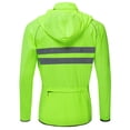 thumbnail image 4 of Amdohai Men Windproof Hooded Cycling Jacket Breathable High Visibility Reflective Bike Bicycle Riding Sports Coat Jacket, 4 of 7