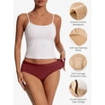 thumbnail image 4 of Airmenty Period Underwear for Women Leak-proof underwear Low Waisted Period Panties Menstrual Panties 3 Pack, 4 of 5