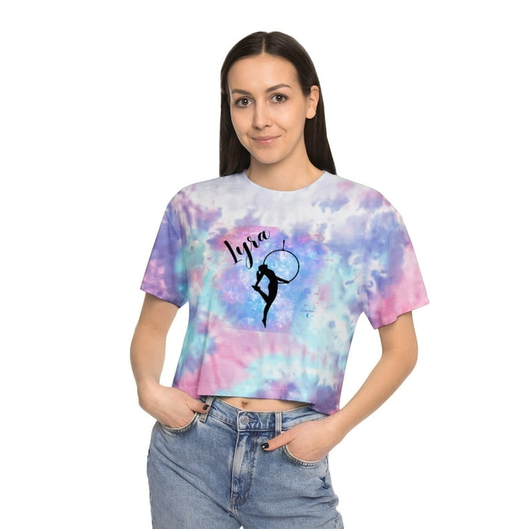Lyra Women s Tie Dye Crop T Shirt