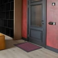 thumbnail image 4 of Evideco Red Burgundy PVC Door Mat 32x24 Inches - Non-Slip Backing, Weather Resistant - Indoor Outdoor - Front Door Mat for Entryway, Porch, Patio, 4 of 6